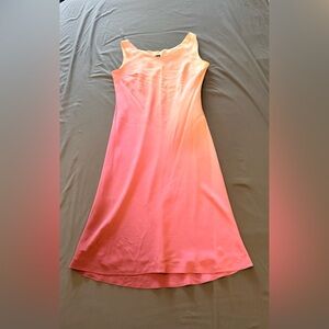 GAP Sleeveless Peach Ombre Midi Dress
